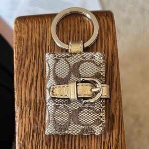Coach Gold Keychain Accessory
